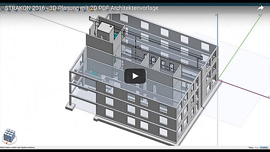 3D-Planung mit 2D-PDF-Architektenvorlage