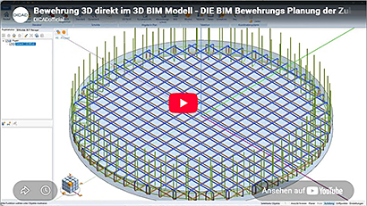 Bewehrung direkt im Modell planen: Cube-Bewehrung