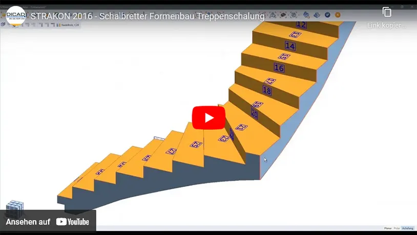 Video Schalbretter Formenbau 3D-Treppe ansehen