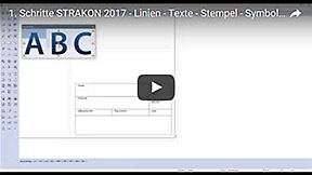 Video 1. Schritte: Linien - Texte - Stempel - Symbole
