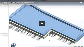 Balkonplanung im 3D-Modell Balkon Bewehrung