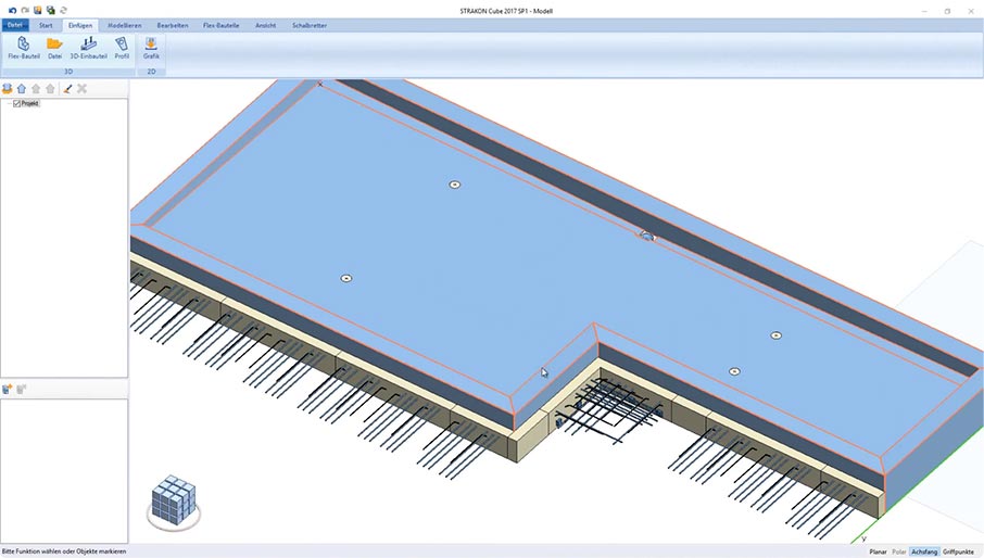 3D Balkon Modellierung