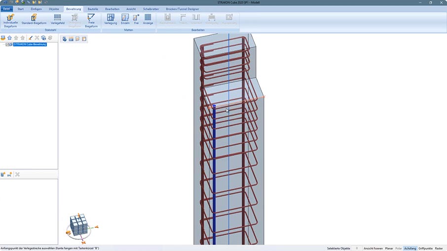 Cube-Bewehrung direkt im 3D-Model &ndash; BIM-Bewehrung