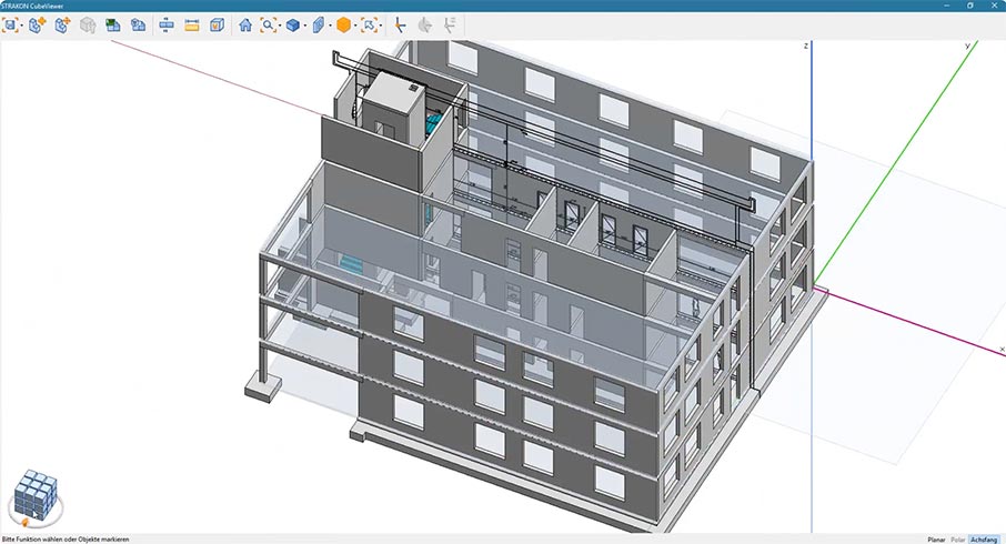 3D-Planung mit 2D-PDF-Vorlage