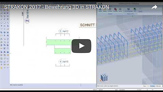 Bewehrung 3D in STRAKON