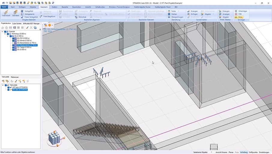 Sch&ouml;ck Bole in STRAKON &ndash; Durchstanzbewehrung im BIM-CAD