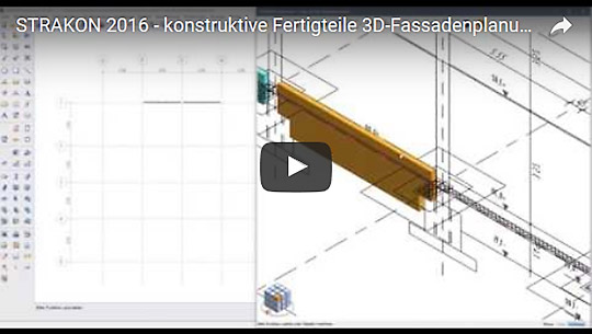 Konstruktive Fertigteile 3D-Fassade