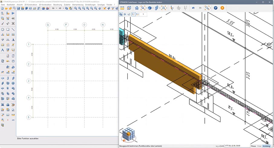 Konstruktive Fertigteile 3D-Fassadenplanung