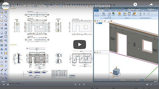 Halfen Sandwichanker­bemessung