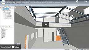 Video 3D-BIM STAHLBAU und MASSIVBAU in einem System