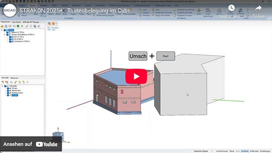 Tastenbelegung im Cube