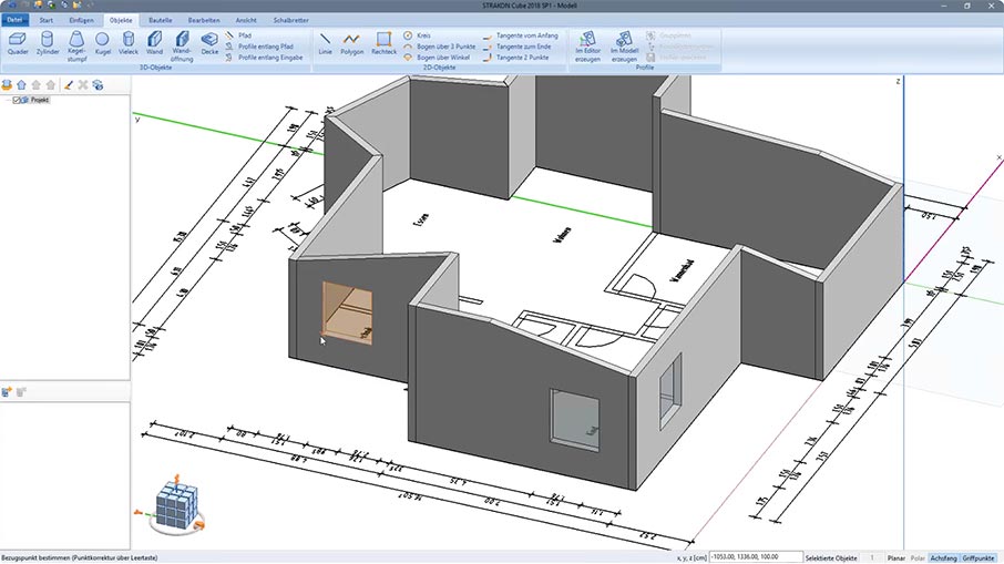 Wand und Decke Ortbeton