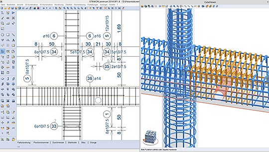 3D-Bewehrung in STRAKON
