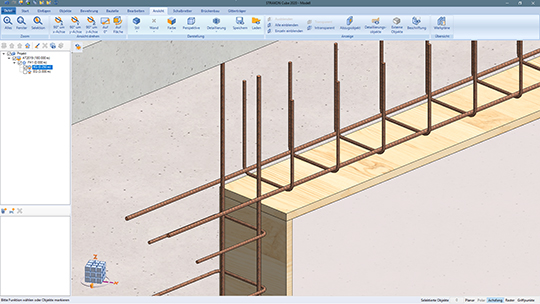 3D-Vorlagen - Fenster mit Auswechselbewehrung und Schalung