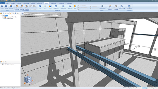 Dynamische Projektpräsentation direkt im 3D-Modell