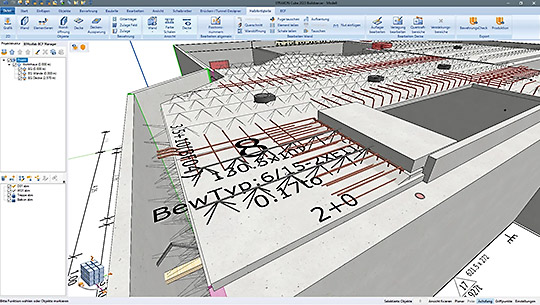 Neue Planungssoftware für Halbfertigteile wie Doppelwände und Elementdecken