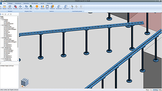 3D-Einbauteile verschiedener Hersteller