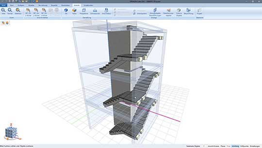 Modul Treppenhaus - Modell