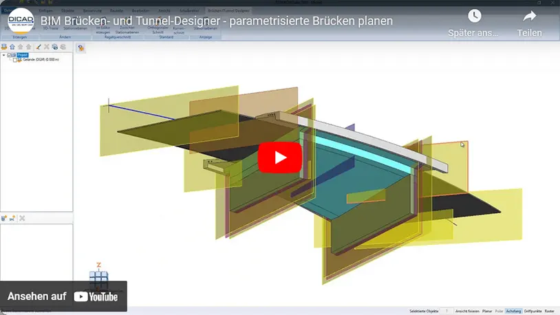 Video BIM Brücken- und Tunnel-Designer - parametrisierte Brücken planen